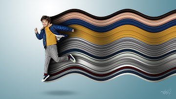 Wave Stretch Photo Effect - Photoshop Tutorial