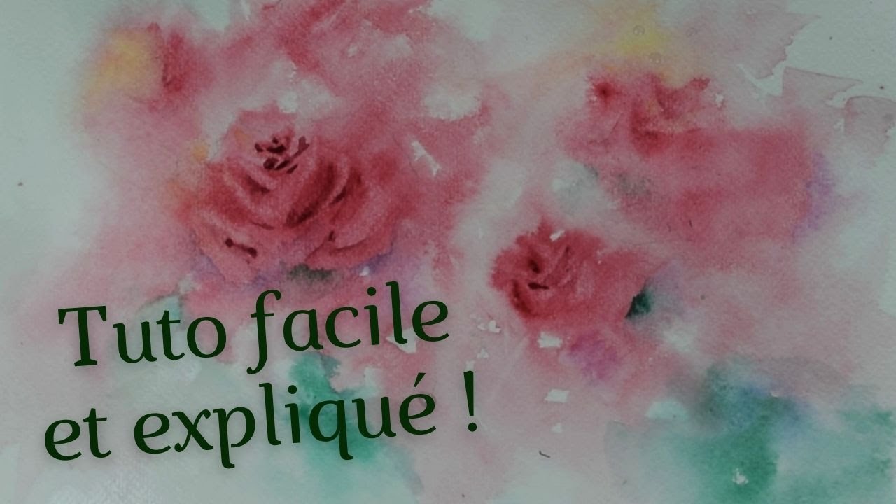 Peindre les fleurs à l'aquarelle - un guide ultra pratique