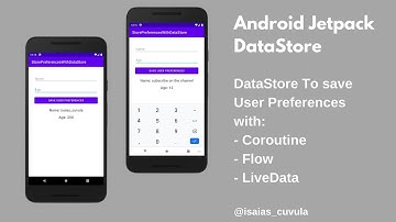DataStore to save User Preferences with Coroutine, Flow & LiveData