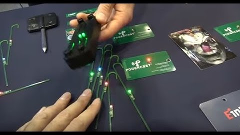 PowerCast shows Embedded wireless power RF energy harvesting