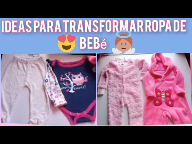 TRANSFORMACIÓN DE ROPA DE BEBÉ👌RECICLAR ROPA DE BEBÉ/3ideas más