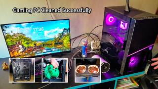 Cleaning &amp; Cable Management done of a Gaming PC with Oversized Graphics Card