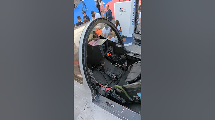 Rafale Marine cockpit up close!