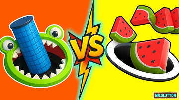 Hole Em All VS Hole.io 🕳️ MAX LEVEL Gameplay Walkthrough iOS Android 