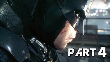 Batman Arkham Knight Walkthrough Gameplay Part 4 - New Batsuit (PS4)
