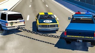 Chains crashes #2 - beamng drive