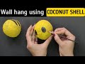 Coconut Shell craft ideas/ DIY pika pika Pikachu/ Wall decoration ideas/Coconut Shell Wall hang