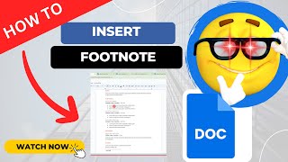 Insert Footnote in Google Docs