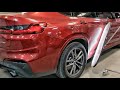 BMW x4 ремонт вмятины на двери | PDR