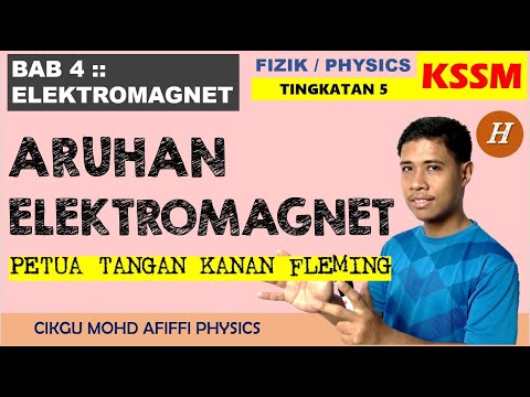 Aruhan Elektromagnet // Electromagnetic Induction & Direction Of Induce Current (Tutorial 10.3 A)