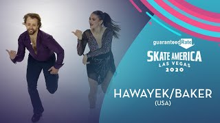 Hawayek/Baker (USA) | Ice Dance Rhythm Dance  | Guaranteed Rate Skate America 2020 | #GPFigure