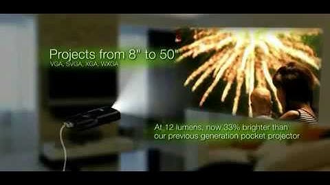 3M MPro120 Pocket Projector