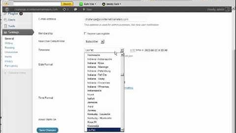 Wordpress Tutorial - How To Change The Time On A Wordpress Post