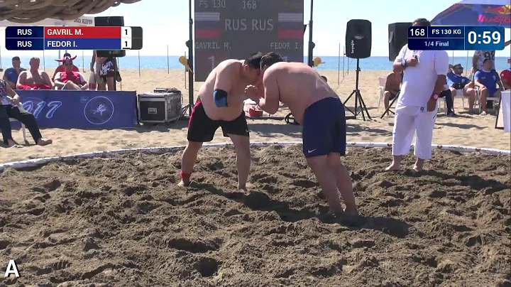 1/4 Men's BW - +90 kg: M. GAVRIL (RUS) v. I. FEDOR...