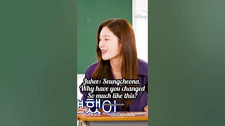 When Juhee asked Seungcheon to share his stickers ...