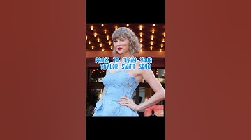 Pause to claim your Taylor Swift song! #taylorswift