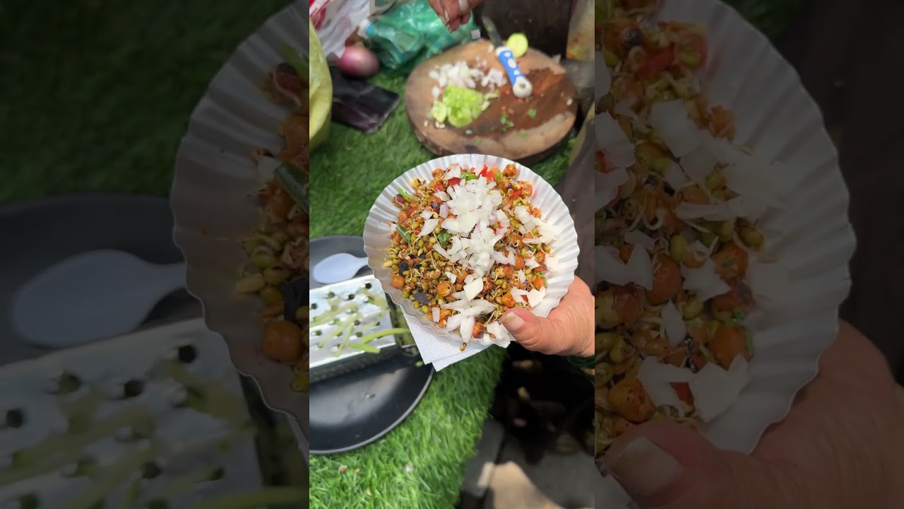 Best Sprouts Masala | 15 year old cart at Malleshwaram | Healthy Chats 