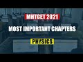 MHT CET Physics weightage | MHT CET Important Topics #MHTCET2021#mhtcetpreparation #physics