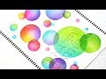 How to Create a Bubble Background Design with Distress Inks