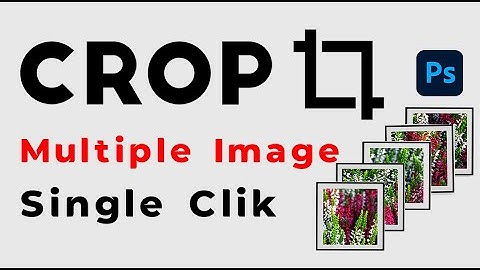 How to Crop Multiple images at single click in Photoshop | Photoshop Tutouial 2024| Only 2 Minute