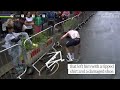 A crash and a protest: Van der Poel becomes world road cycling champion after eventful race