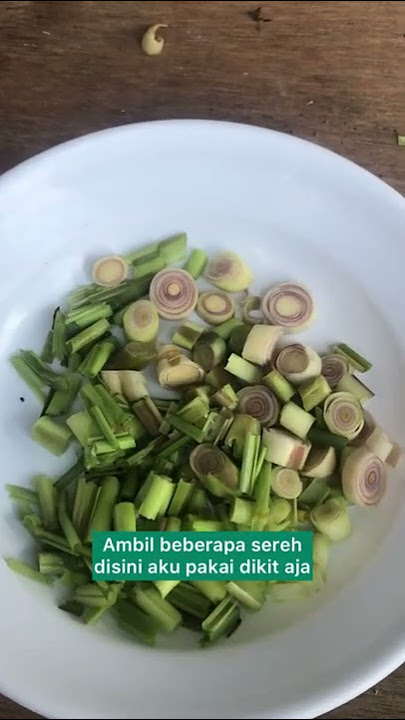 CARA BIKIN MINYAK SEREH