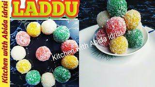 Nariyal Ke Laddu |  Coconut Recipe |  Laddu Recipe | Nariyal Ka Laddu | Kitchen with Abida idrisi