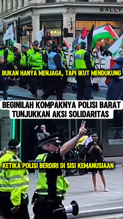Respect‼️Po1isi ikut tunjukkan aksi solidaritas #respect #aksi #solidaritas #muslimpulsee