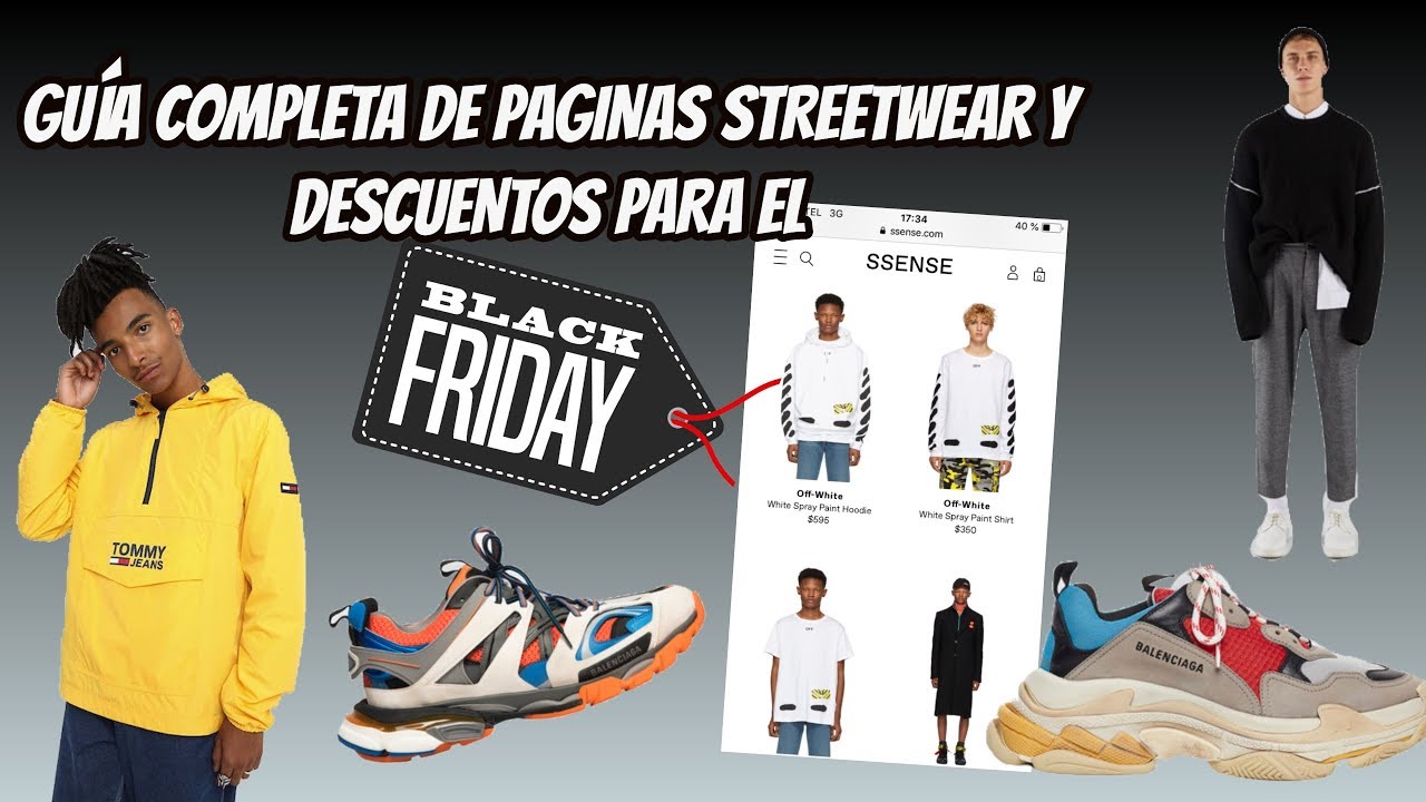 CÓMO CONSEGUIR STREETWEAR MAS EL BLACK FRIDAY 2018(OFF - YouTube