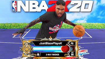 MY 2-WAY FINISHER IS THE BEST ISO LOCKDOWN BUILD ON NBA 2K20
