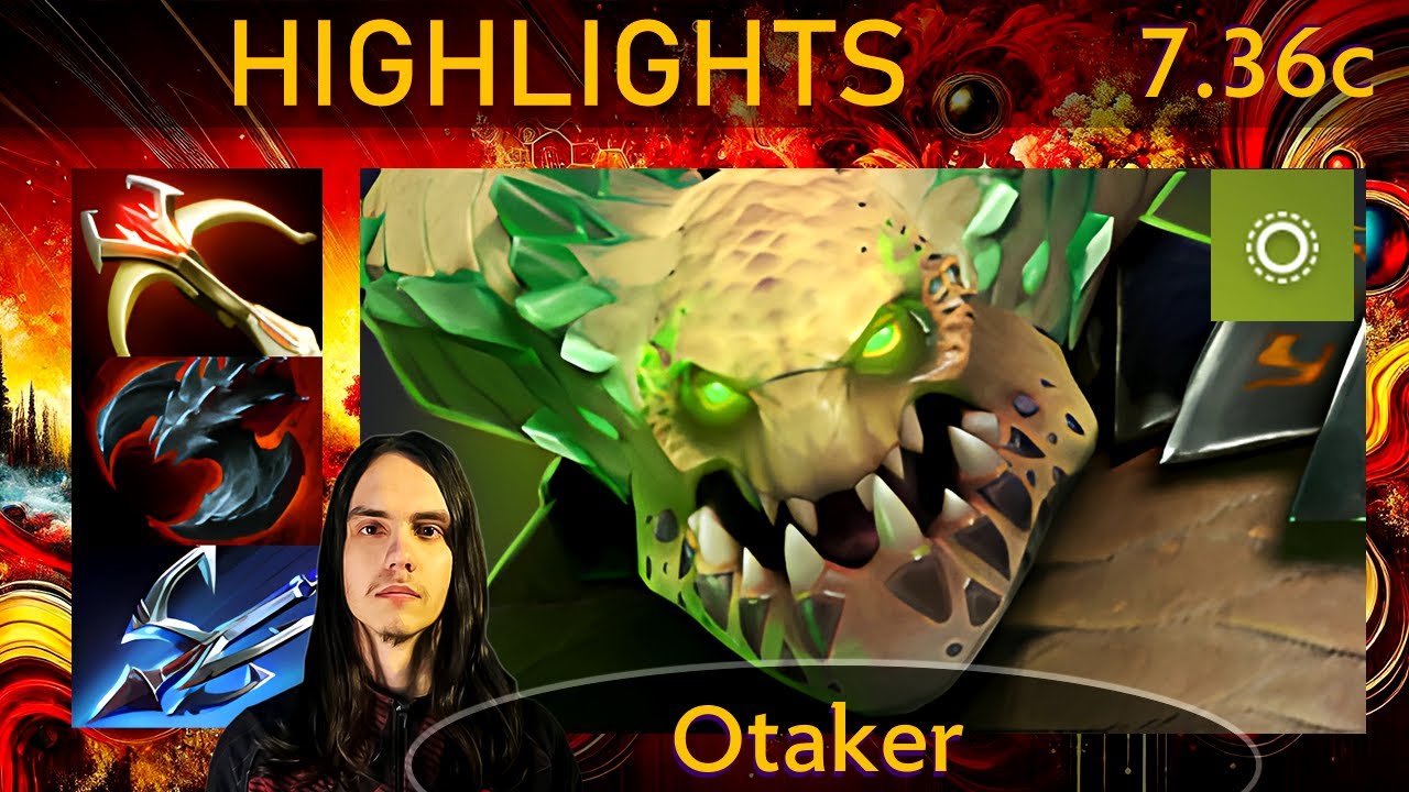 ✨ 7.36c Otaker Underlord |KDA - 34 KP - 86%| Carry Highlights - Dota 2 Top MMR