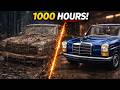 1000-Hour Mercedes W115 Restoration | From Mud Wreck to Classic Perfection