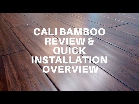 To Install Engineered Bamboo, How To Install Cali Bamboo Flooring