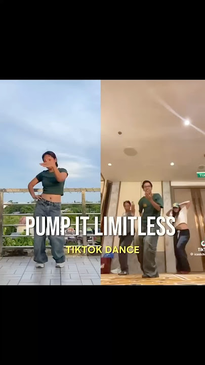 Pump IT LIMITLESS REMIX TikTok Dance Comparison #dance #dancechellenge #tiktok #tiktokdance