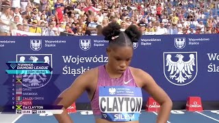 The Greatest Women's 100m Tia Clayton Defeats Tamari Davis And Daryll Neita