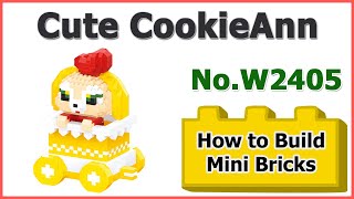 How to Build Mini Blocks CookieAnn W2405 Review Instructions Specifications