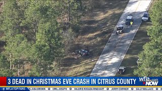 3 killed in Citrus crash; car hit head-on by driver in no-pass zone, police say