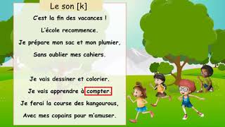 Grade 2 French - Le son [k]