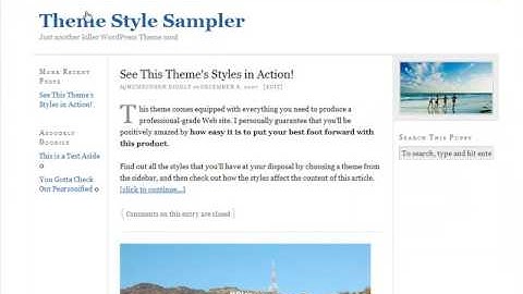 Thesis Theme Design Options