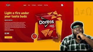 01 Doritos UI Design - HTML/CSS/GSAP Animation
