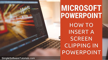 How to Insert a Screen Clipping in PowerPoint