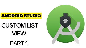 Android Studio Custom List view Part 1