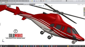 How to Design Helicopter in SolidWorks | Advance Surfacing Modeling in SolidWorks_Part-7