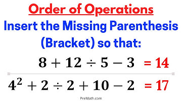 Place the Missing Parenthesis (Bracket) so that the Given Value is True | Simple Explanation