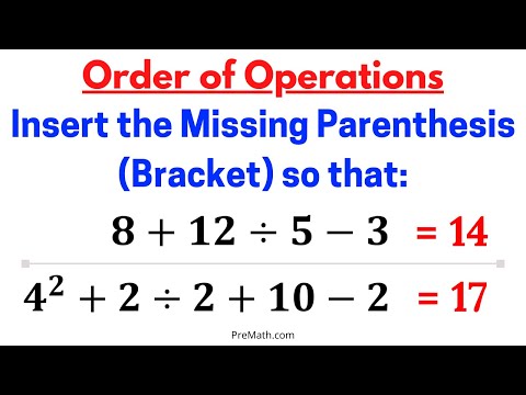 Place the Missing Parenthesis (Bracket) so that the Given Value is True | Simple Explanation