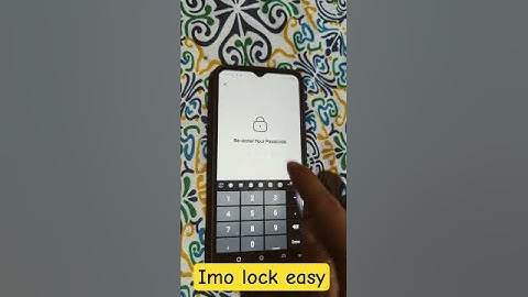 how to turn on imo lock  #tech #technology #tricks #tips #imo