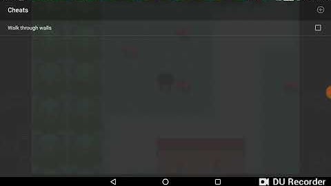 Cheat code of walk through walls in pokemon ash gray