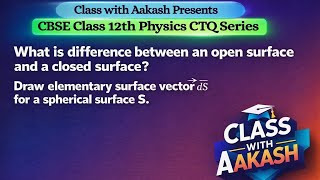 What is the difference between an open surface and a closed surface?Draw the elementary surface vect