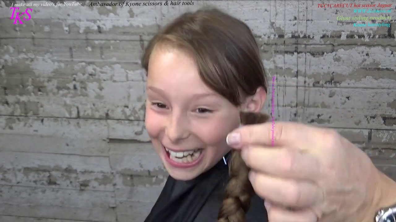 Started with long hair, donating it! Getting nape / side-shaves ! Raiamunda 11 TKS Tutorial