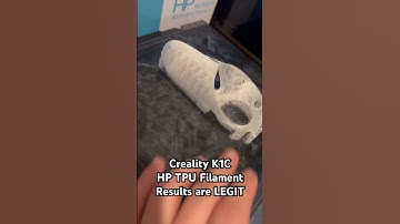 The Creality K1C 3D Printer is Amazing: The HP TPU Filament is unreal and so good!